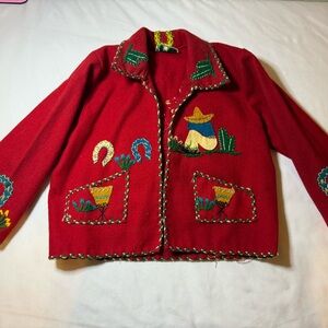 Colorful hand Embroidered Kids Blazer